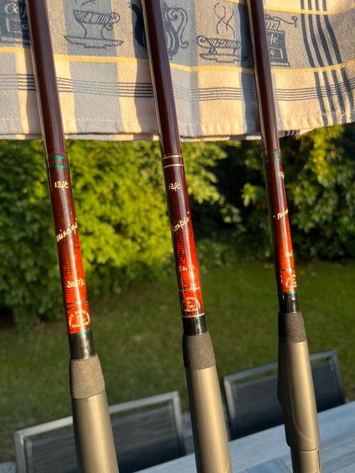 3x bruce ashby handgebouwde hengels !!, Watersport en Boten, Hengelsport | Karpervissen, Zo goed als nieuw, Werphengel, Ophalen of Verzenden