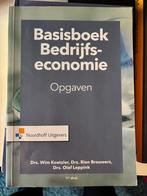 Basisboek Bedrijfseconomie Opgaven 11e druk, Ophalen of Verzenden, Zo goed als nieuw, Economie en Marketing