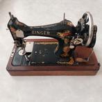 Singer naaimachine, antiek, met originele houten koffer, Ophalen