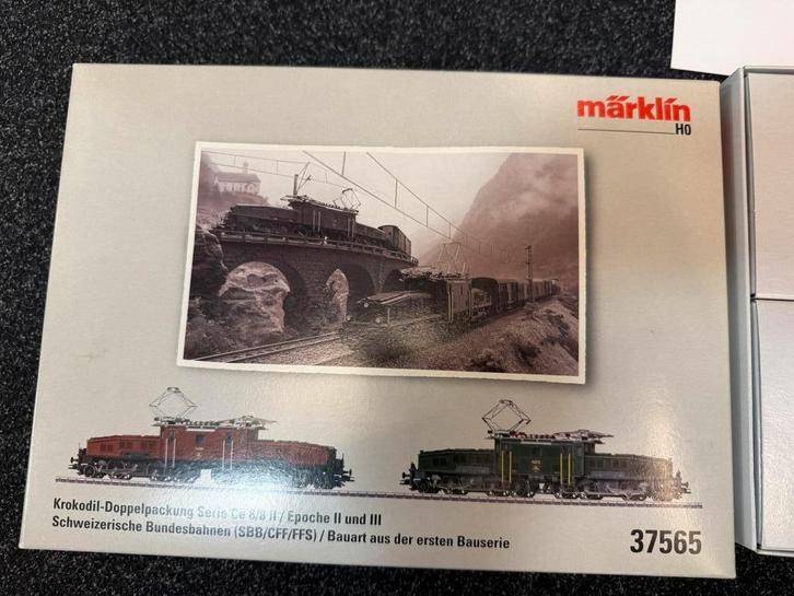 Märklin 37565 H0 Set van twee Krokodillen . Nieuw!, Hobby en Vrije tijd, Modeltreinen | H0, Zo goed als nieuw, Wagon, Wisselstroom
