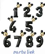 Diverse Mickey mouse cijfer ballonnen, Ophalen of Verzenden, Nieuw, Versiering, Verjaardag