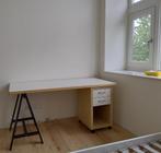 Groot bureau met kastje, Ophalen, Gebruikt, Bureau