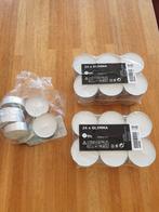 Ikea glimma kaarsen, Overige materialen, Wit, Nieuw, Ophalen of Verzenden