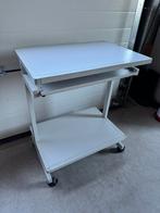 Computermeubel, verrijdbare tafel, computerbureau, Ophalen, Zo goed als nieuw, 70 tot 120 cm