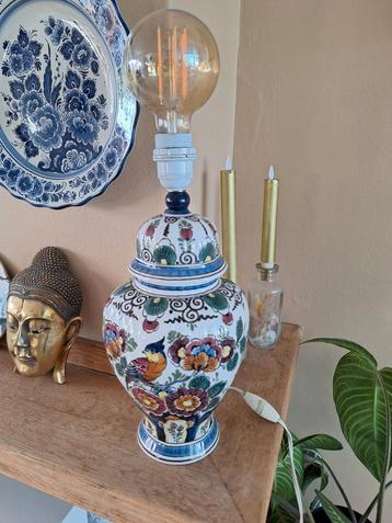 vaas lamp delftsblauw beschikbaar voor biedingen