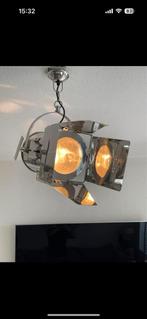Industriële Hanglamp Spotlight, Huis en Inrichting, Lampen | Hanglampen, Ophalen, Zo goed als nieuw, Metaal, Minder dan 50 cm