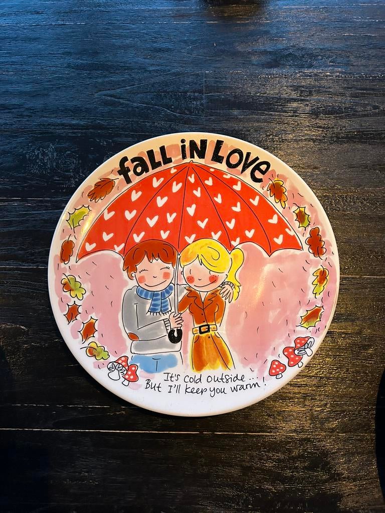 Blond Amsterdam groot serveerbord Fall in love, Blond Amsterdam, Nieuw, Ophalen of Verzenden, Schaal of Schalen