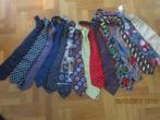 15 herenstropdassen,2 heren pochetten, Ophalen of Verzenden, Gedragen, Overige kleuren, Met patroon