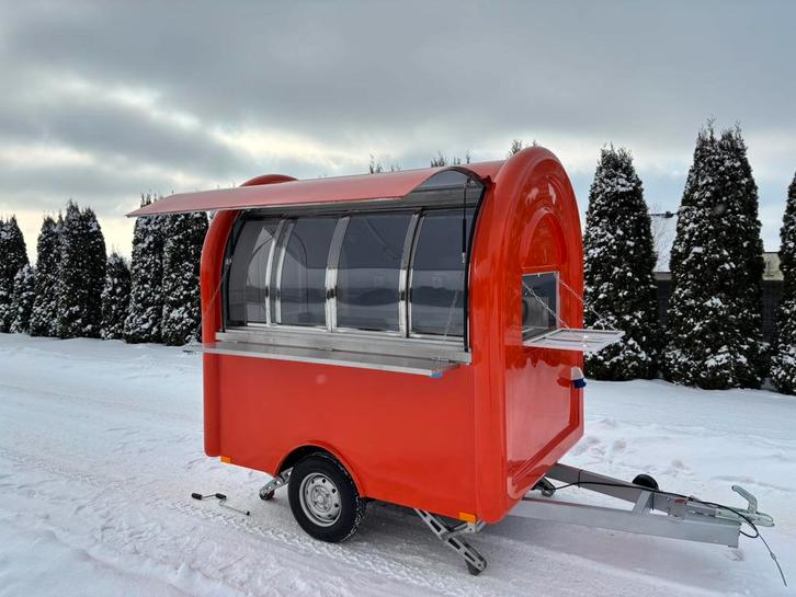 Food trailer Verkoopwagen New foodtruck marktwagen, Caravans en Kamperen, Overige Caravans en Kamperen, Zo goed als nieuw, Ophalen of Verzenden
