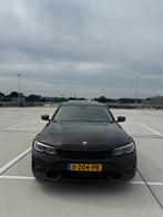 BMW 3-Serie 320i 184pk Aut 2021 Zwart, Auto's, 1998 cc, 4 cilinders, Leder en Stof, Zwart