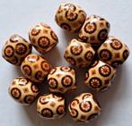 Houten bewerkte kralen 16 mm, Verzenden, Nieuw, Kraal