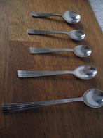 5 vintage verzilverde lepeltjes Empire DE HH 90 1980-90 p st, Ophalen of Verzenden