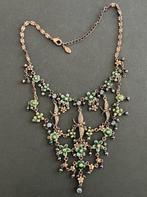 PILGRIM DANISH DESIGN trapeze ketting zwaluw bloem brons, Met kristal, Overige materialen, Overige kleuren, Verzenden