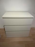 Mooie witte ikea ladekast malm, Huis en Inrichting, Ophalen, Gebruikt, 50 tot 100 cm, Minder dan 100 cm