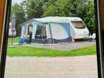 Compacte ruime caravan sprite super .wit .bekleding blauw., Caravans en Kamperen, Caravans, Standaardzit, Schokbreker, Particulier