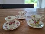Kop en schotel van Royal Albert, Royal Vale, Hartporzellan,, Antiek en Kunst, Antiek | Servies los, Ophalen