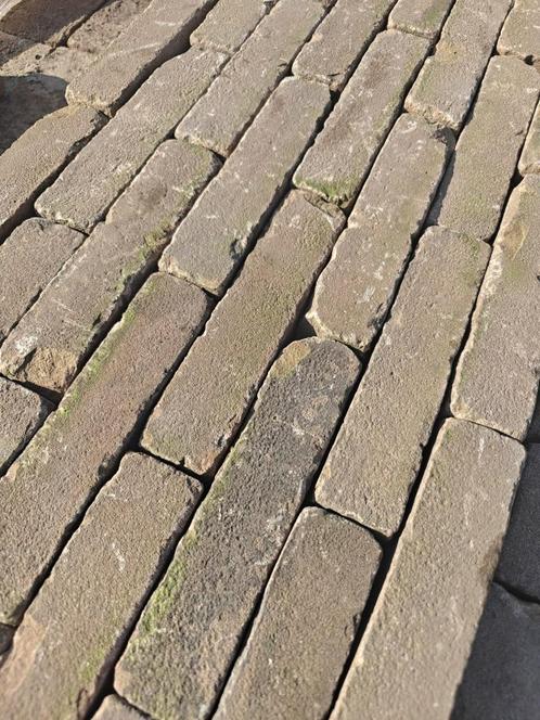 Waalformaat bronskleurig, Tuin en Terras, Tegels en Klinkers, Gebruikt, Klinkers, Beton, 10 m² of meer, Ophalen