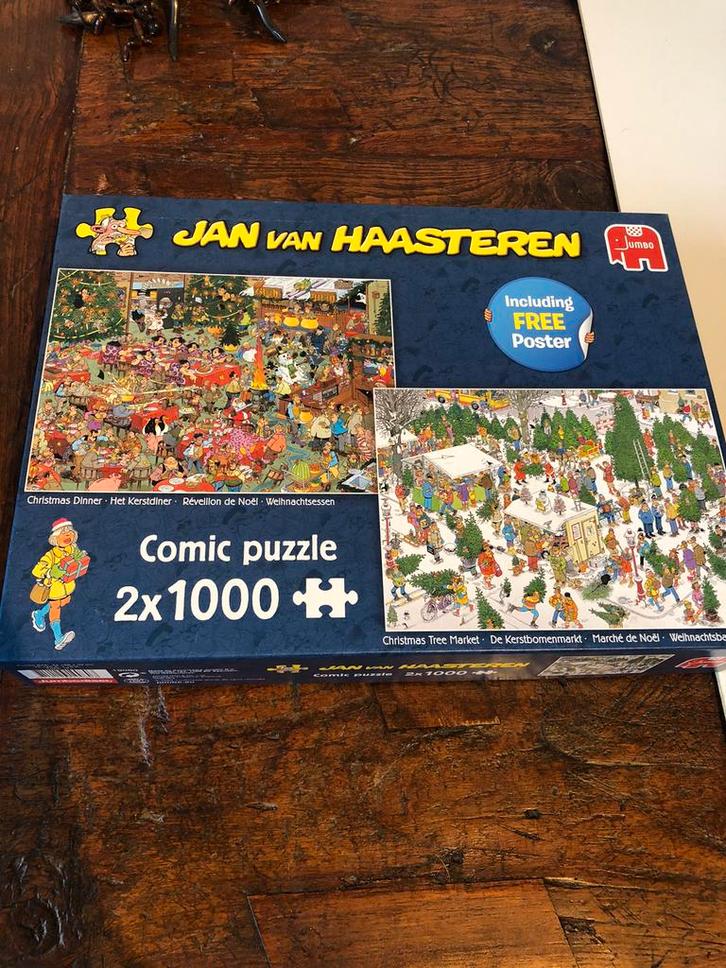 Jan v Haasteren puzzels, verschillende vraagprijzen., Hobby en Vrije tijd, Denksport en Puzzels, Zo goed als nieuw, Meer dan 1500 stukjes