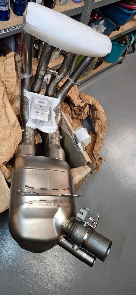BMW S1000RR Titanium Akrapovic Uitlaatspruitstukken K46, Motoren, Onderdelen | BMW, Ophalen of Verzenden