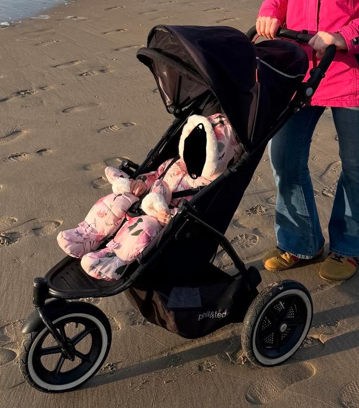 Phil & Teds Duo Kinderwagen/Jogger, Kinderen en Baby's, Kinderwagens en Combinaties, Gebruikt, Kinderwagen, Overige merken, Duowagen