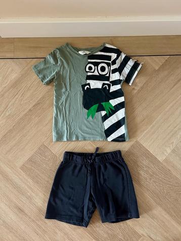Z.g.a.n. Tweedelige pyjama met zebra, maat 122, H&M beschikbaar voor biedingen