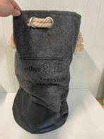 Wasmand waszak donkergrijs met dikke touwen super gaaf, Ophalen, Zo goed als nieuw, Grijs