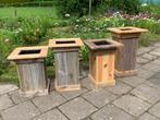 Plantenbak bloembak zuil (prijs is per stuk) (nog 2 over), Tuin en Terras, Bloembakken en Plantenbakken, Ophalen, Tuin, Minder dan 60 cm