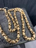 Prachtige 14 karaats gouden monte carlo ketting, Sieraden, Tassen en Uiterlijk, Kettingen, Ophalen of Verzenden, Goud