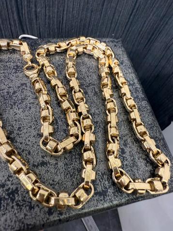 Prachtige 14 karaats gouden monte carlo ketting beschikbaar voor biedingen