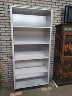 Rolf Benz boekenkast grijs aluminium, Ophalen, Metaal, Gebruikt, 200 cm of meer