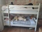 Wit stapelbed van hout, Kinderen en Baby's, Kinderkamer | Stapelbedden en Hoogslapers, Ophalen, Gebruikt, Stapelbed