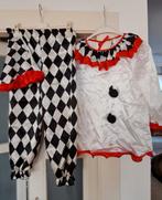 Pierot / clown pakje maat 140, Ophalen, Gebruikt, 134 t/m 140, Jongen of Meisje