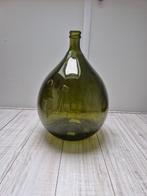 Groene vaas, Huis en Inrichting, Woonaccessoires | Vazen, Gebruikt, 50 tot 75 cm, Ophalen of Verzenden, Glas
