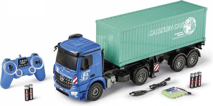 Bestuurbare vrachtwagen Carson Cargo, Hobby en Vrije tijd, Modelbouw | Radiografisch | Auto's, Nieuw, Auto offroad, Overige schalen