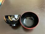 Twee Japanse kommen van kunststof, Overige materialen, Nieuw, Ophalen of Verzenden, Kom(men)