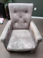 6 Taupe eetkamerstoelen op wieltjes - stevig!, Huis en Inrichting, Stoelen, Gebruikt, Ophalen of Verzenden, Vijf, Zes of meer stoelen