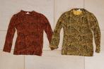 IZGS D-zine shirtje okergeel en cognac 128 134, Meisje, D-ZINE, Ophalen of Verzenden, Zo goed als nieuw