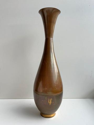 Originele tinnen vaas van Rembrandt Tiel Holland, 27 cm beschikbaar voor biedingen