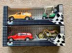 Mercedes-Benz met golfcar / BMW X5 met BMW R 1200., Hobby en Vrije tijd, Modelauto's | 1:24, Ophalen, Nieuw, Auto, Overige merken