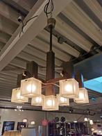 Cubic Chandelier | Gaetano Sciolari? | Vintage | Messing, Ophalen, Gebruikt, Glas, Minder dan 50 cm