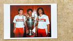 Org kl foto 20x30 AC Milan Rijkaard_Gullit_Basten + Cup 1991, Verzamelen, Nieuw, Ophalen of Verzenden, Poster, Plaatje of Sticker