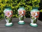 Kaststel, set van drie antieke opaline vazen, Ophalen