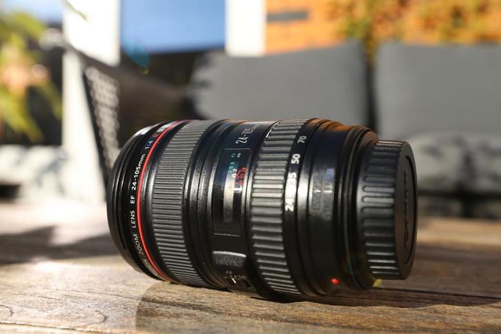 Canon EF 24-105 1:4 L IS USM, Audio, Tv en Foto, Fotografie | Lenzen en Objectieven, Zo goed als nieuw, Ophalen of Verzenden