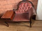 Antiek halbankje, Antiek en Kunst, Antiek | Meubels | Stoelen en Banken, Ophalen of Verzenden