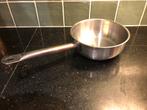 t.k.Atag RVS sauteuse 20cm 2liter INDUCTIE, Ophalen, Zo goed als nieuw, Rvs, Kookpan of Snelkookpan