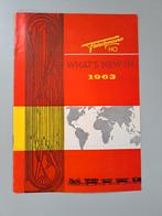 Fleischmann Neuheiten folder uit 1963, Gelijkstroom, Fleischmann, Onbekend, Zo goed als nieuw