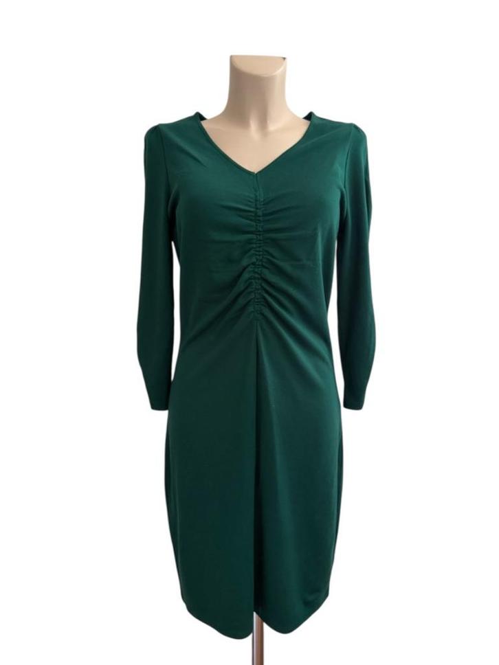 Anna van Toor jurk M, Kleding | Dames, Jurken, Zo goed als nieuw, Maat 38/40 (M), Groen, Knielengte, Ophalen of Verzenden