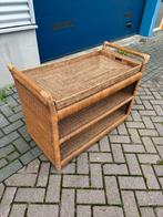 Vintage Rotan Kast met Dienblad, Huis en Inrichting, Kasten | Overige, Ophalen of Verzenden, Gebruikt