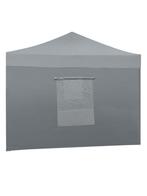 Partytent 3x3m Aluminium – Wit of Grijs – Compleet zijwanden, Tuin en Terras, Opvouwbaar, Geen, Minder dan 4 meter, Nieuw