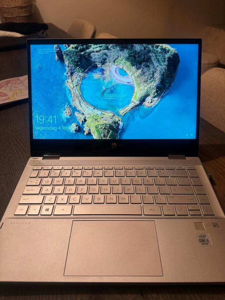 HP Pavillion x360 14”, Computers en Software, Windows Laptops, Gebruikt, 14 inch, SSD, 2 tot 3 Ghz, 8 GB, Qwerty, Met touchscreen
